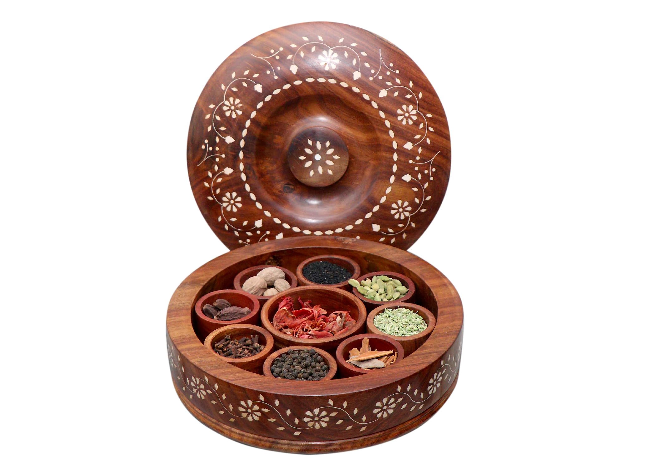 Forest Natural Spice-Fit Box, Whole Spices Filled In A Sheesham Wood Spice Box- (9 Box)-1 Pcs. - Vegetable Masala, 2.5 Kg (B0CQLQ42XF) Amazon Price History, Amazon Price Tracker