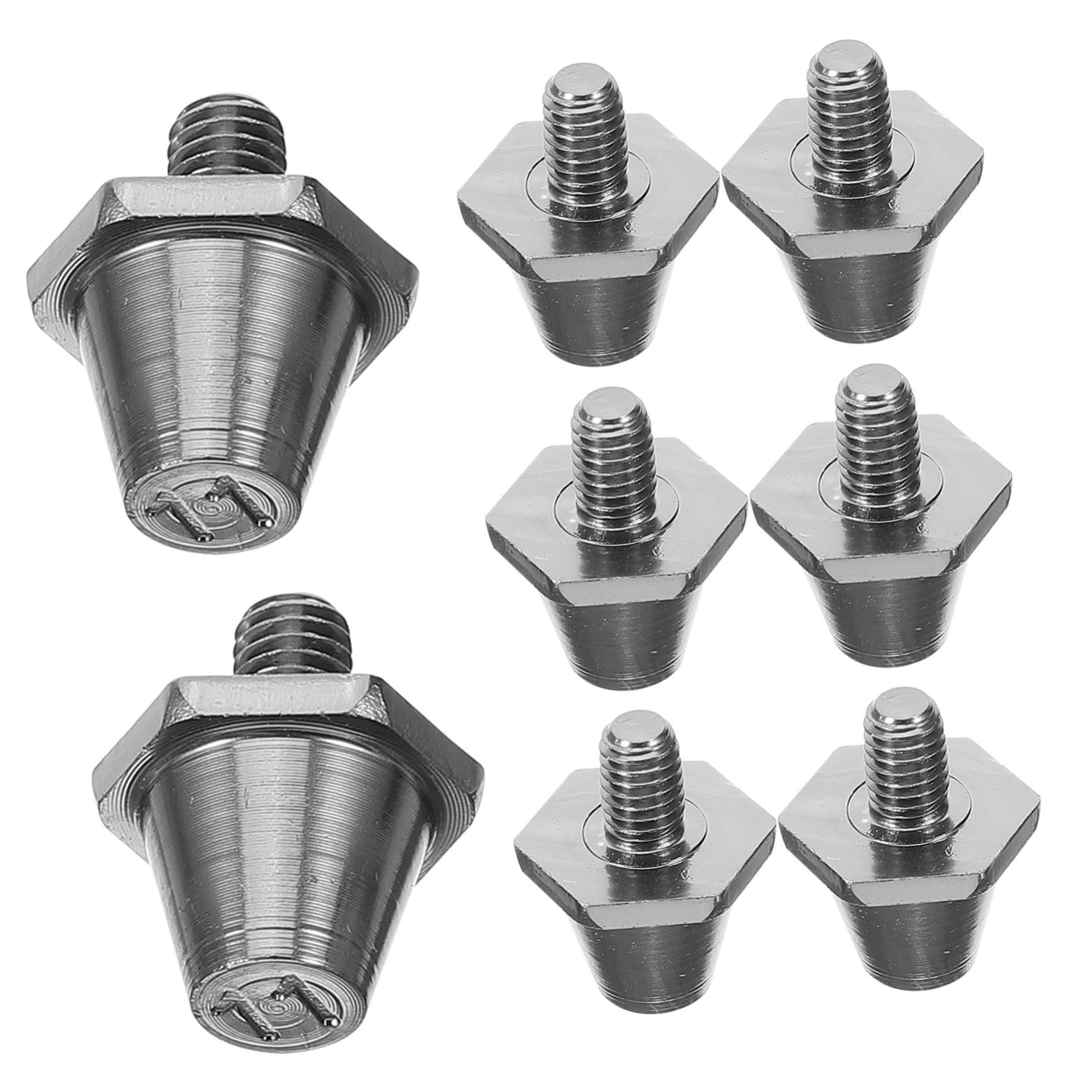 INOOMP 8pcs Professional Soccer Cleats Replacement Spikes Track Shoes Nails for Outdoor Sports Activities