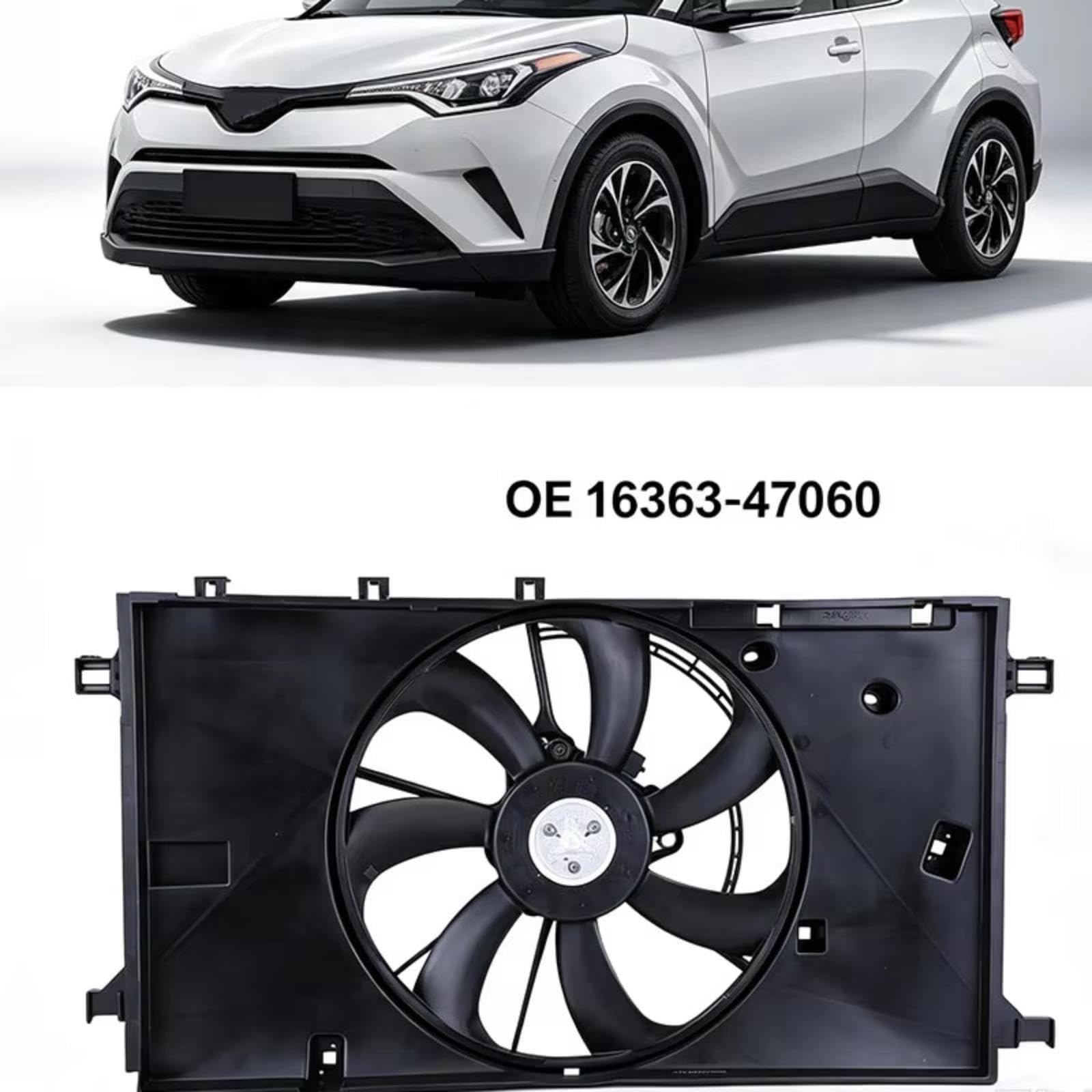 Ventola Del Radiatore Per Auto Per Toyota C‑HR Per Corolla Ralink 2019