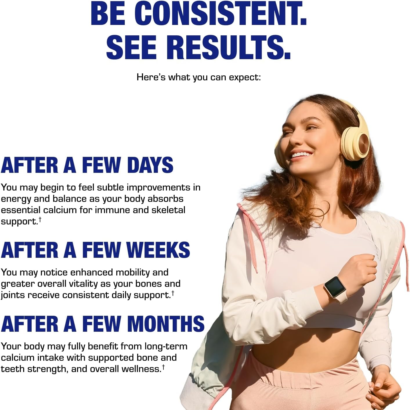 Clinical Calcium Complex Bone Supplement - Restorative Calcium Magnesium Zinc D3 Supplement for Bone Health Strength & Density Support with Antioxidant Bioflavonoids - High Absorption - 15 Servings