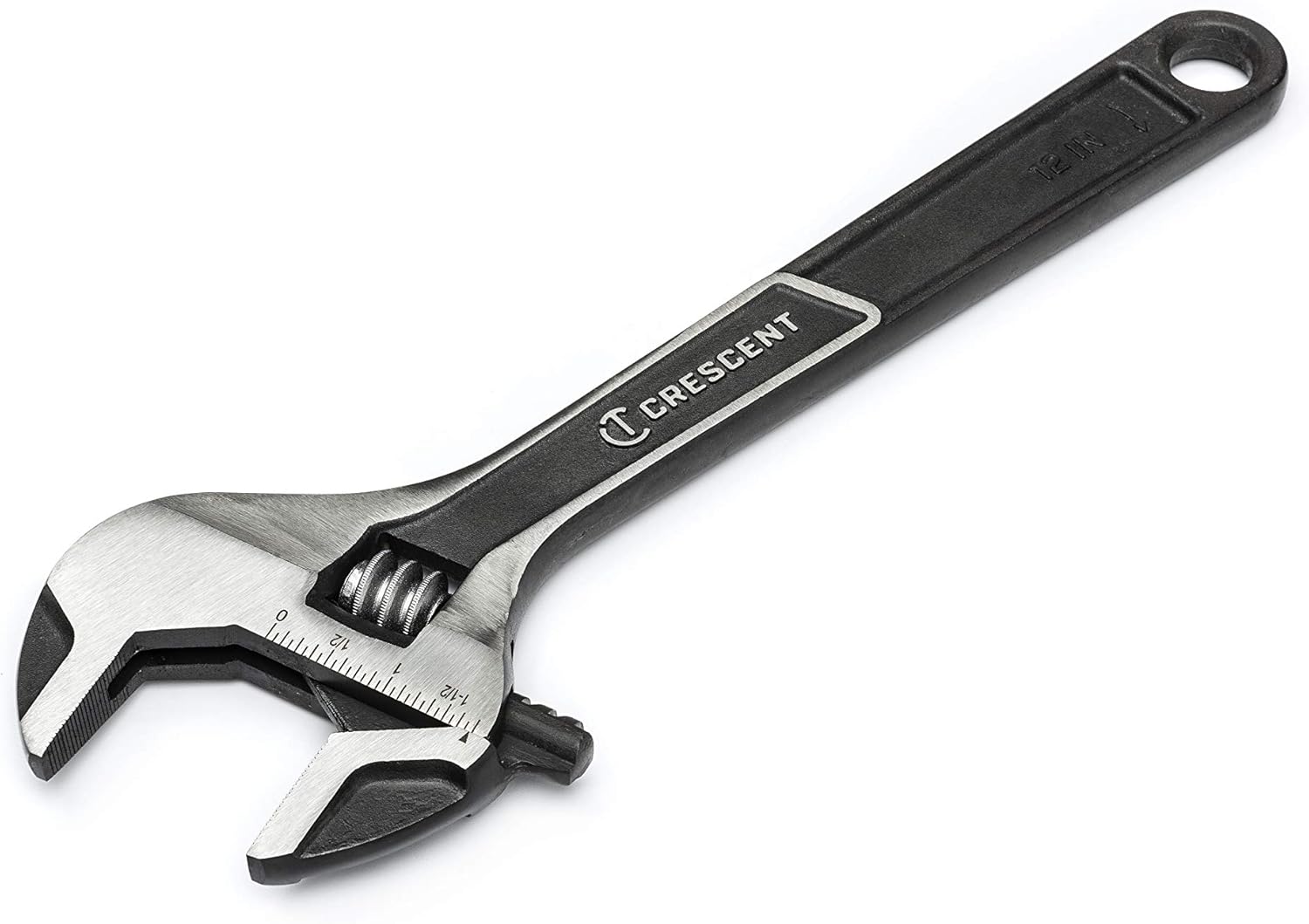 Crescent 12" Wide Jaw Adjustable Wrench - ATWJ212VS, Multicolor & 2 Piece Wide Jaw Adjustable Wrench Set | 6" & 10" | ATWJ2610VS