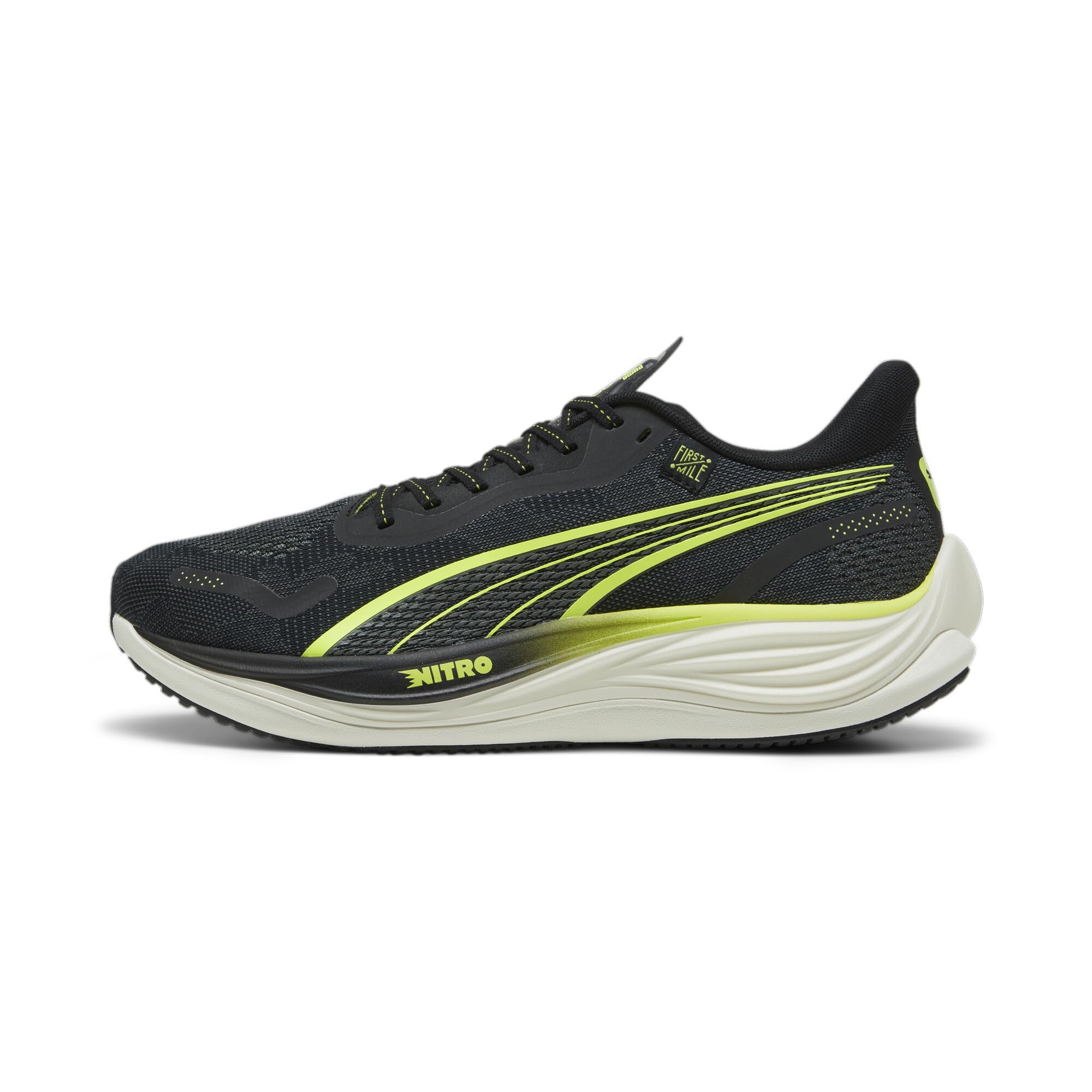 Puma Mens Velocity Nitro™ 3 FM Black-Mineral Gray-Lime Pow Running Shoe - 8 UK (37957402) (B0CRHC5CZL) Amazon Price History, Amazon Price Tracker