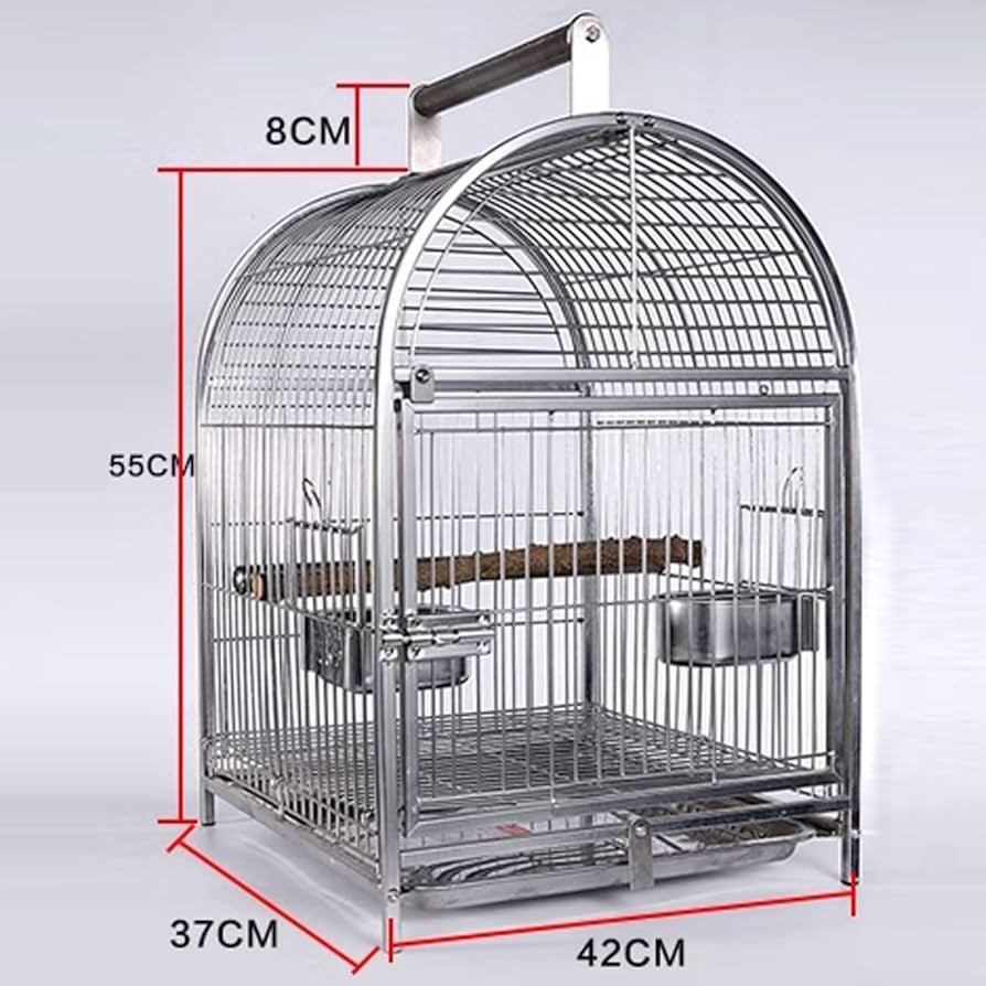 Amazon | 鳥カゴ バードケージ 大きな304ステンレス製鳥かご