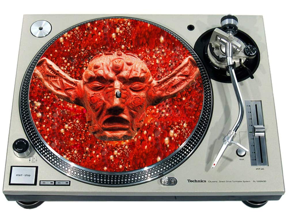 Vinyle Personnalisé Neon Personnalisable Slipmat Slip Mat Scratch Pad Feutre Pour N'importe Quel Tourne-disque En Vinyle LP DJ 12 Graphique Personnalisu00e9 - Neon Collage Tourne Disque Vinyle Slipmat Vinyle