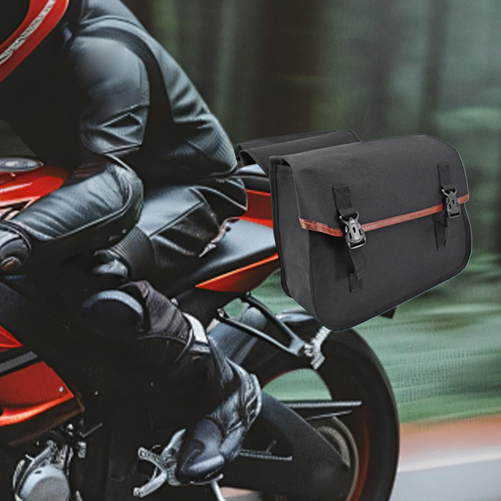 Saddle worki motocyklowe, torby siodłowe Pakiet bagażowy | Wodoodporne sakwy do przechowywania wbina