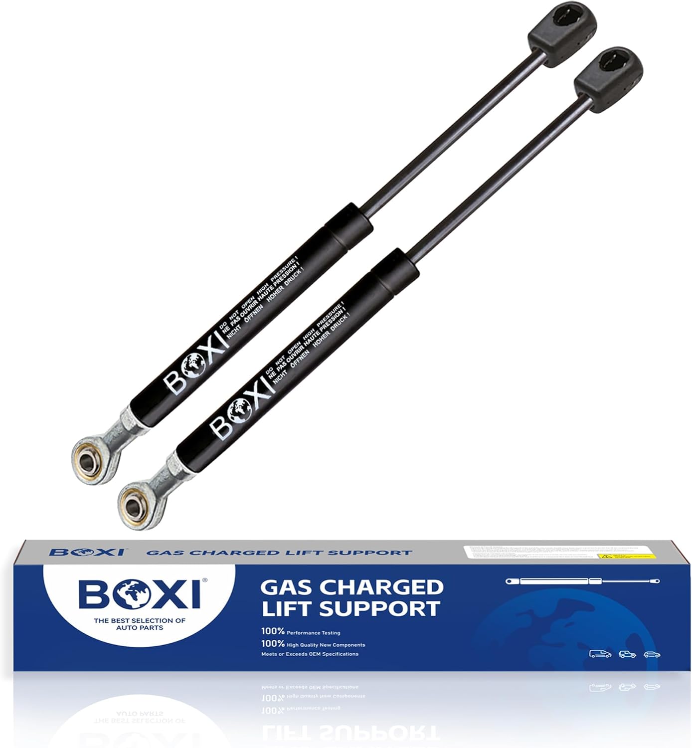 BOXI 2pcs Rear Glass Window Lift Supports Struts Shocks Gas Springs for Chevy Blazer 1995-2005 / for GMC Jimmy 1995-2000 / for Oldsmobile Bravada 1996-2000 | Replaces 4799 SG230012 15030549 15977110