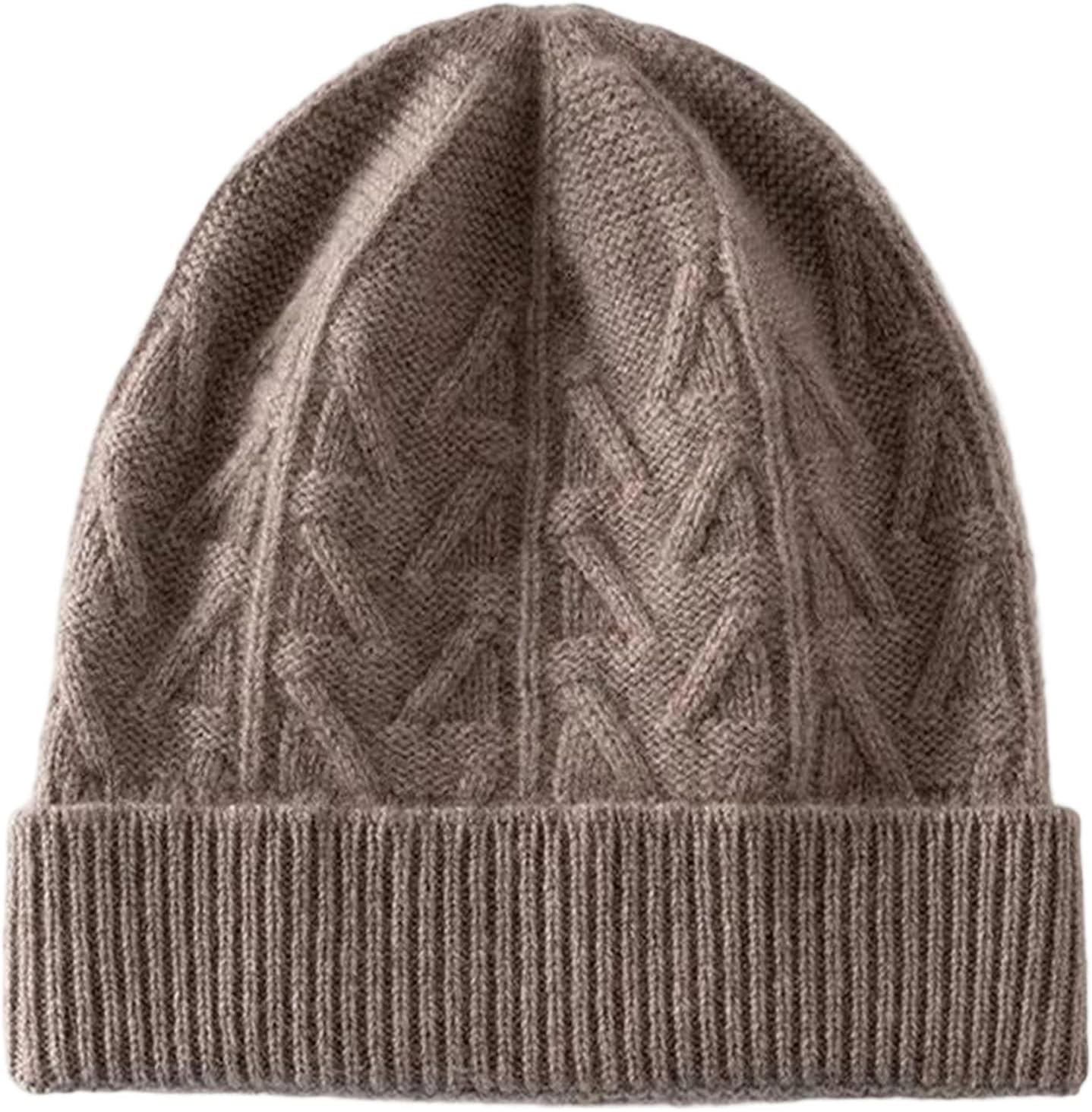Unisex Slouchy Warm Casual Stretchy Beanie - Solid Color Causal Winter Knitted Hat for Cold Weather Outdoor Cap