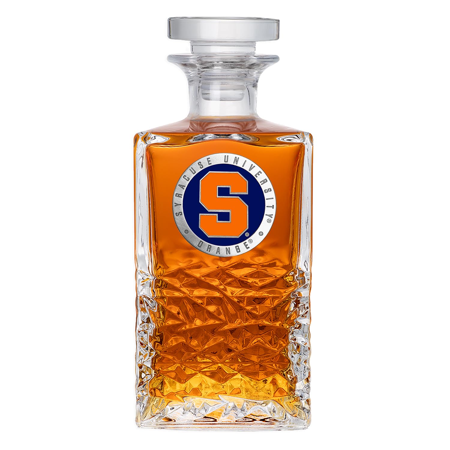 Heritage Pewter Syracuse Heritage Decanter | 25 OZ Liquor Pourer | Expertly Crafted Pewter Glass