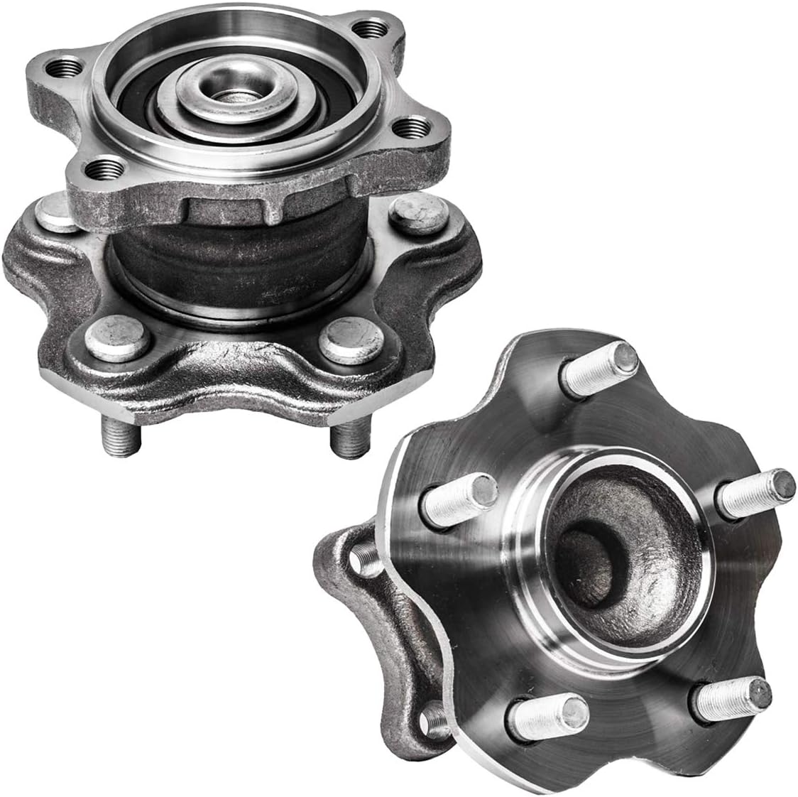 Rear Wheel Hub and Bearing Assembly Left or Right Compatible With Nissan Altima Maxima Quest AUQDD 512201 x2 (Pair) [ 5 Lug ]