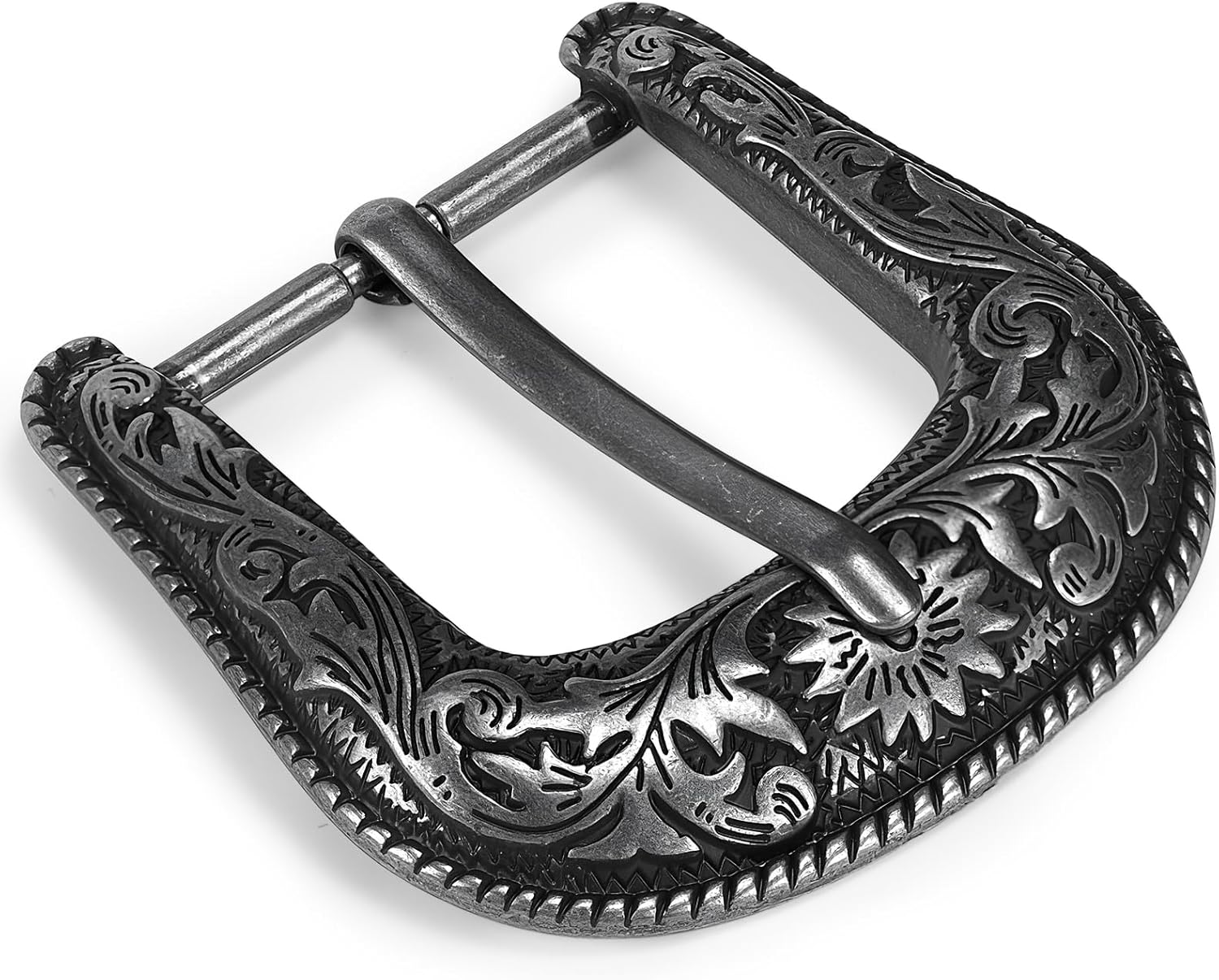 Western Belt Buckle for Men & Women - 1.5" Replacement Cowboy Buckle for Leather Belts