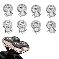 Vista 9 de Cuchillas de repuesto para afeitadora Skul Shaver Pitbull Gold PRO, cabezales de repuesto para afeitadora Pitbull Platinum Pro (1 juego (4 cuchillas)