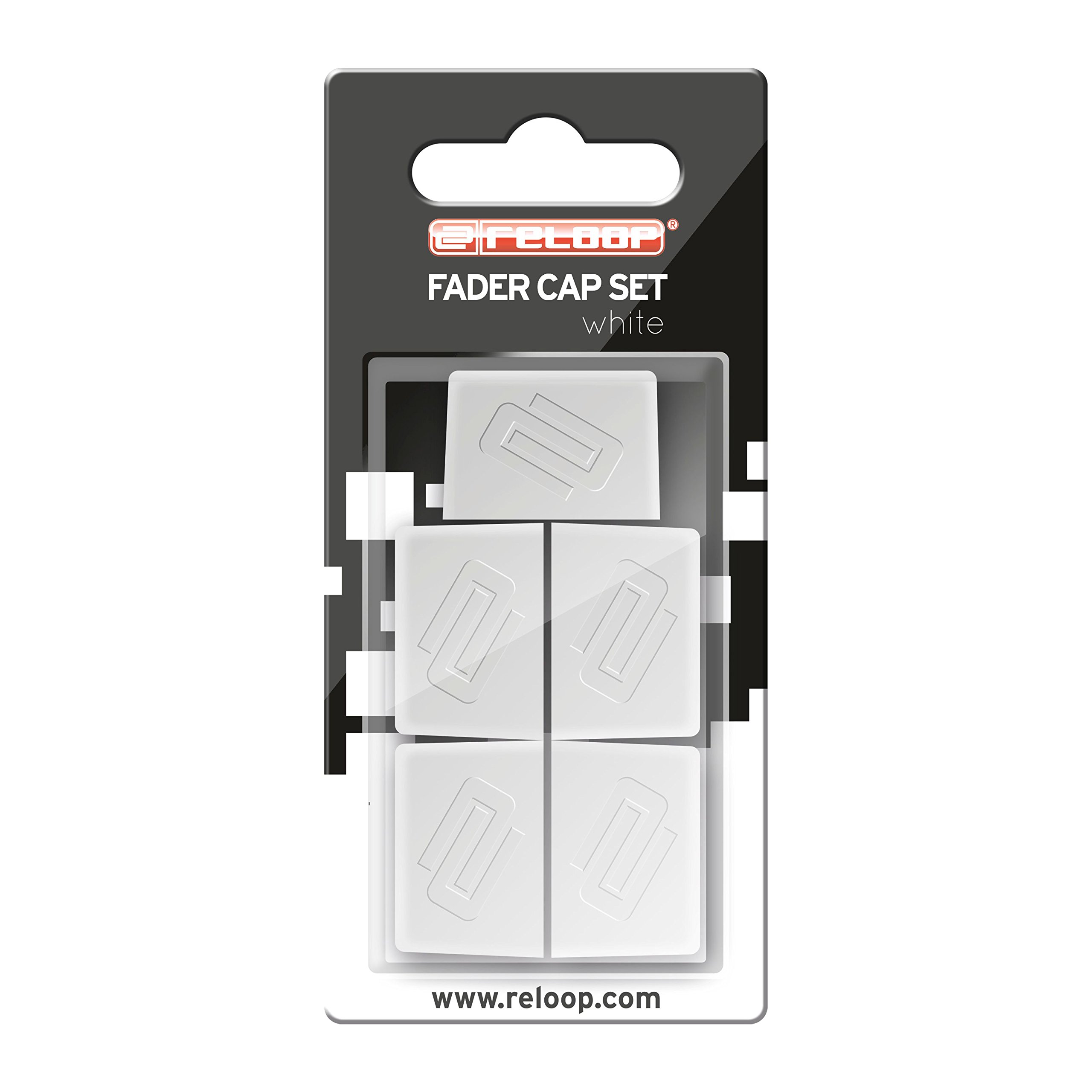 Reloop Fader Cap Set Blue - 5 Fader Caps, Revêtement En Caoutchouc