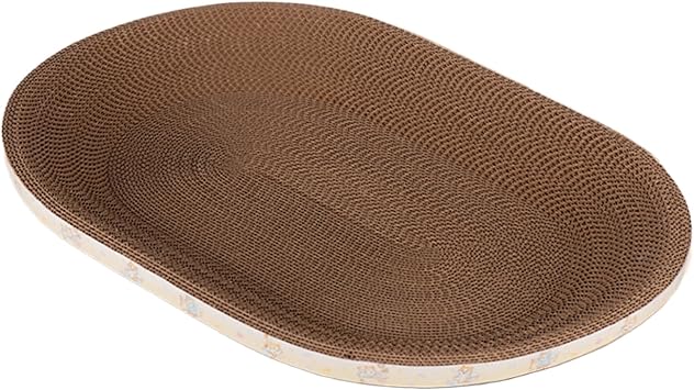 Cat Scratching Board Funny Breathable Oval Bed