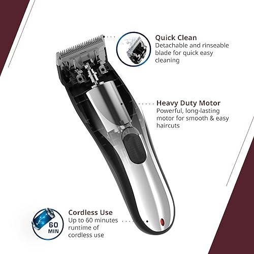 Miniatura 3 de Wahl Canada - Kit de peluquería inalámbrico para uso en casa, kit de aseo y recortadora, kit de aseo para el cabello, kit de aseo para la barba,