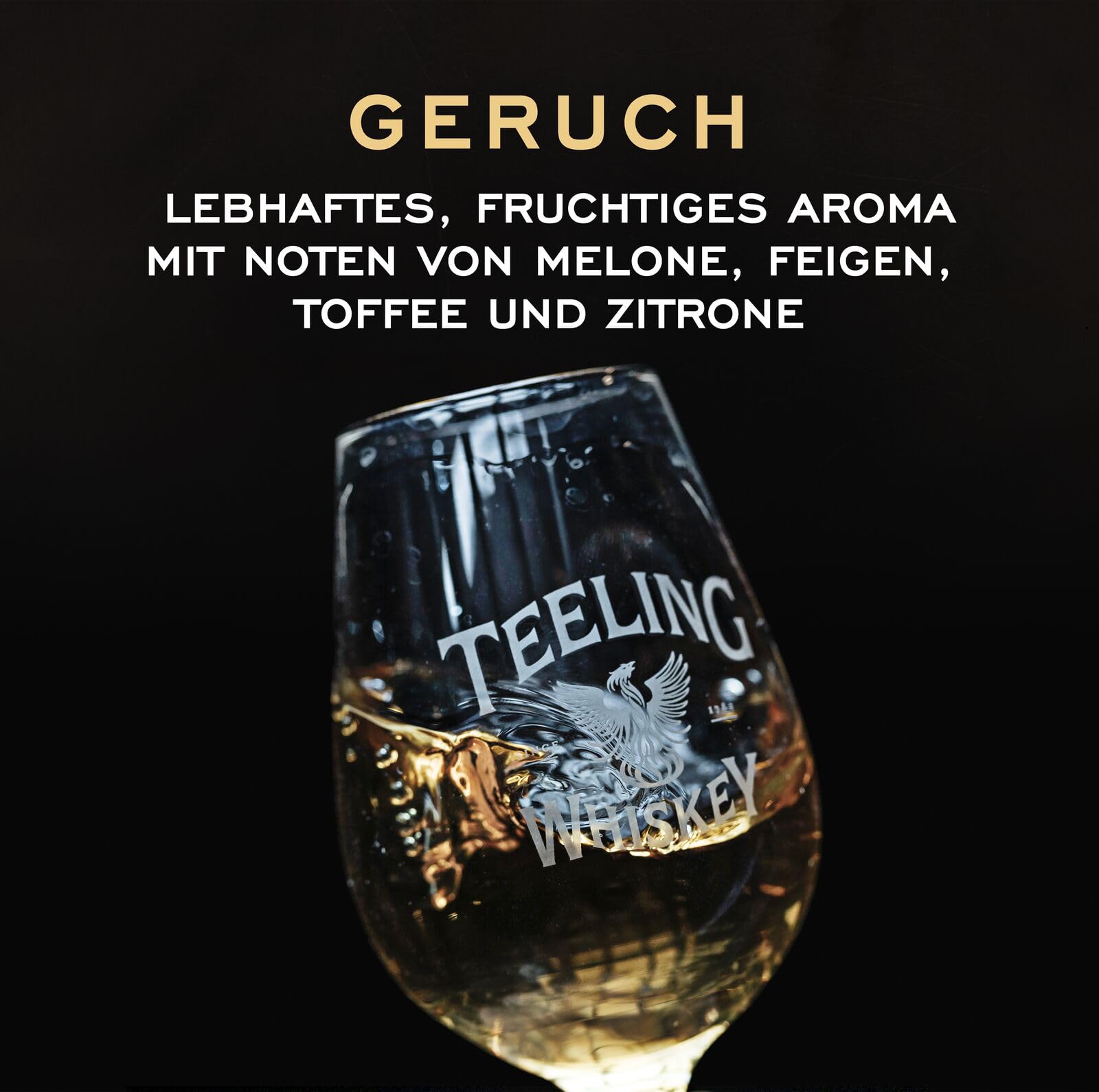 Teeling Single Malt Irish Whiskey, gereift und veredelt in fünf verschiedenen Fasstypen, 46% vol., 70cl / 700ml