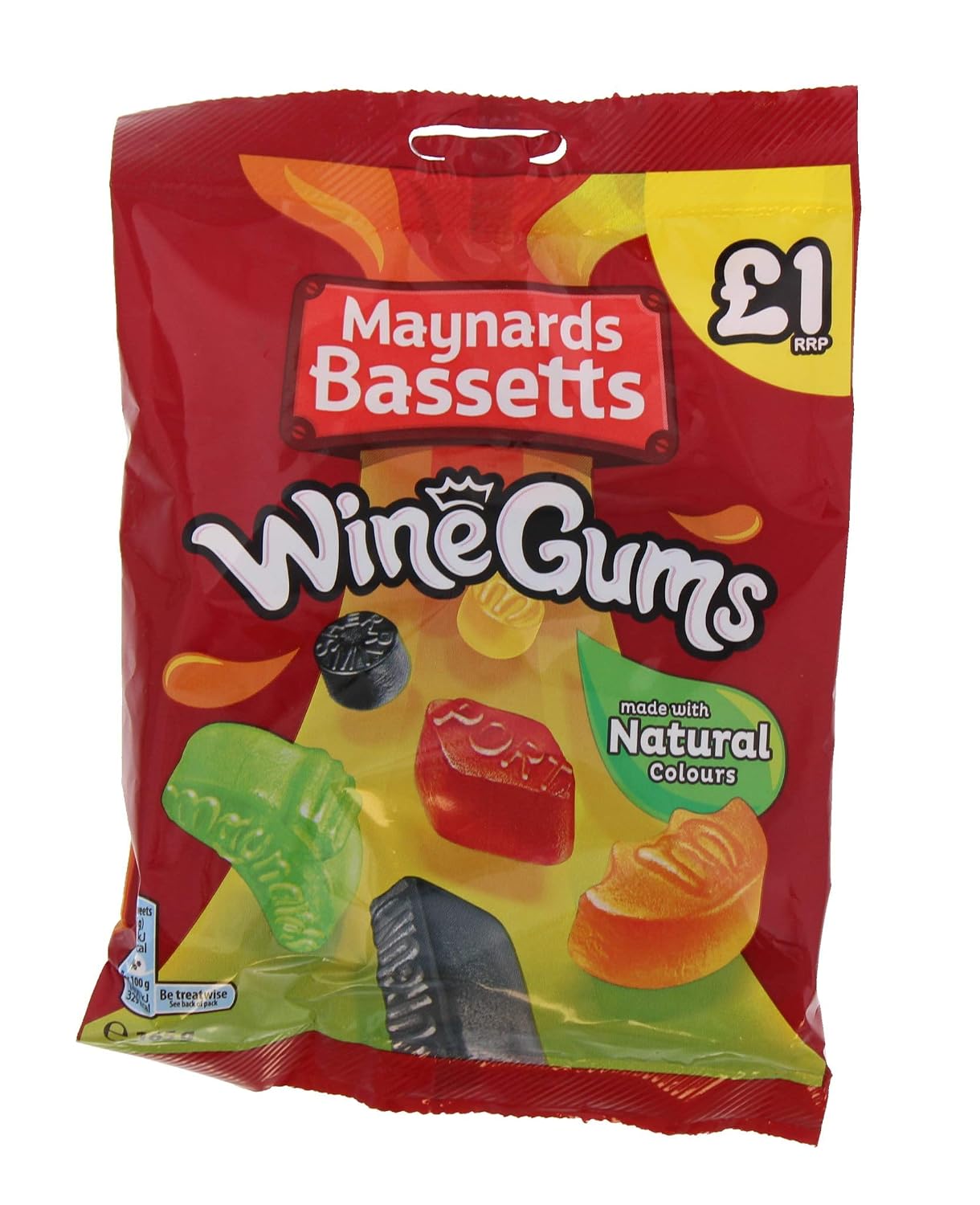 Maynards Bassetts Wine Gums £1 Sweets Bag (165g x 12)-SET OF 2