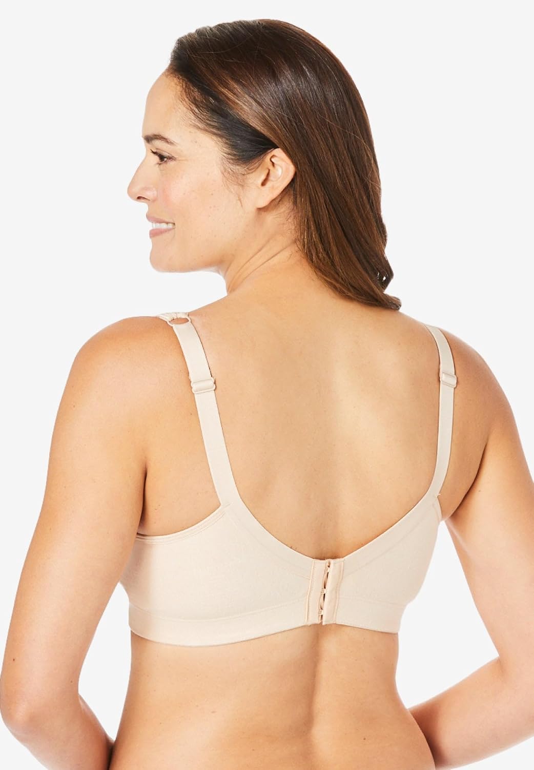 Catherines Women's Plus Size Cotton Comfort Wireless Bra