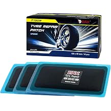 PAX Upgraded Radial Tire Repair Patches 125x60mm 10 Pack, 2-Layer Super Strong Nylon Fabric Heavy-Duty Puncture Fix for Truck & Car Rubber Cement Required