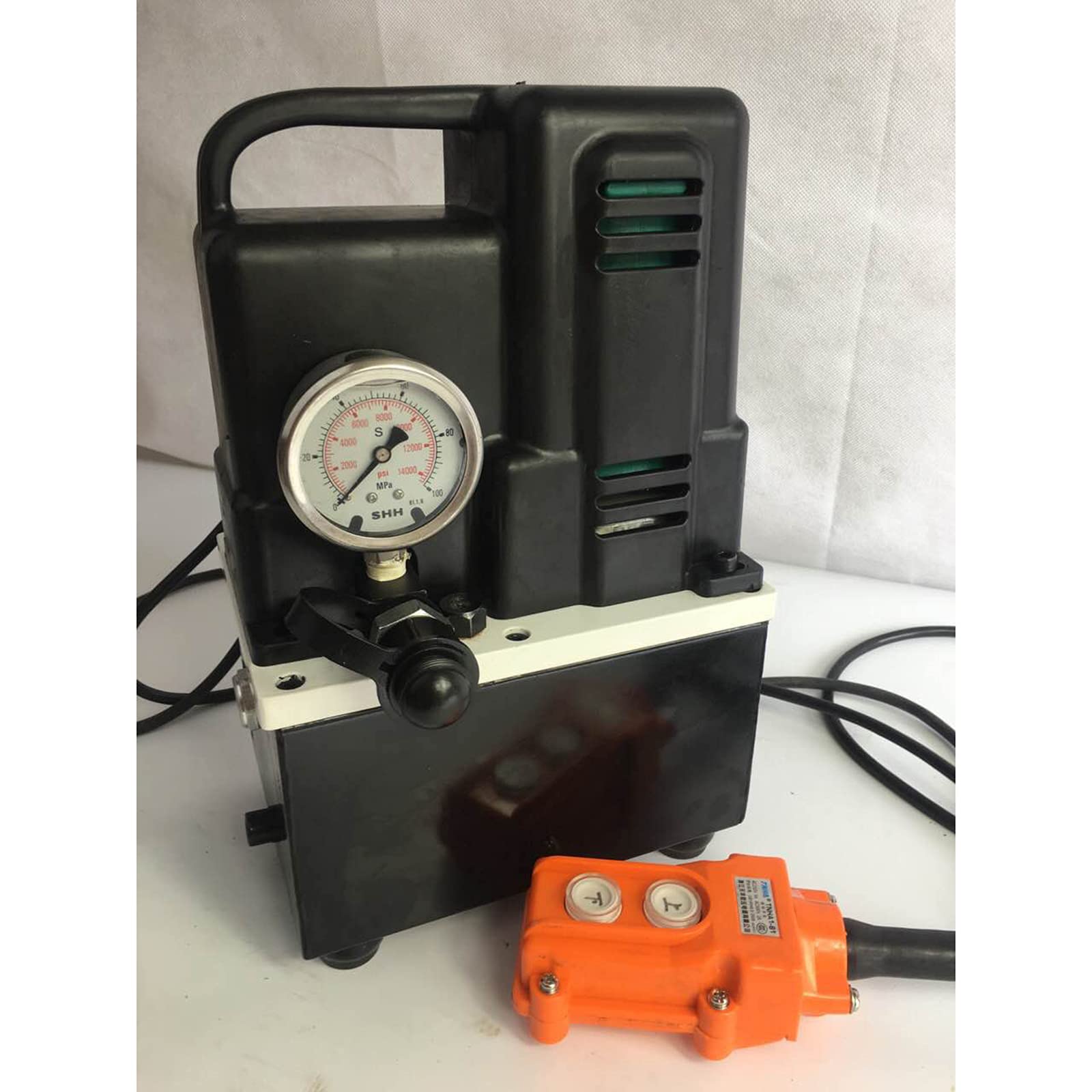 3700 rpm Pompa Idraulica Elettrica Pompa Idraulica con Elettrovalvola Stazione di Pompaggio d'olio Pressa Idraulica Pompa ad olio Elettrica ad alta pressione 1200W