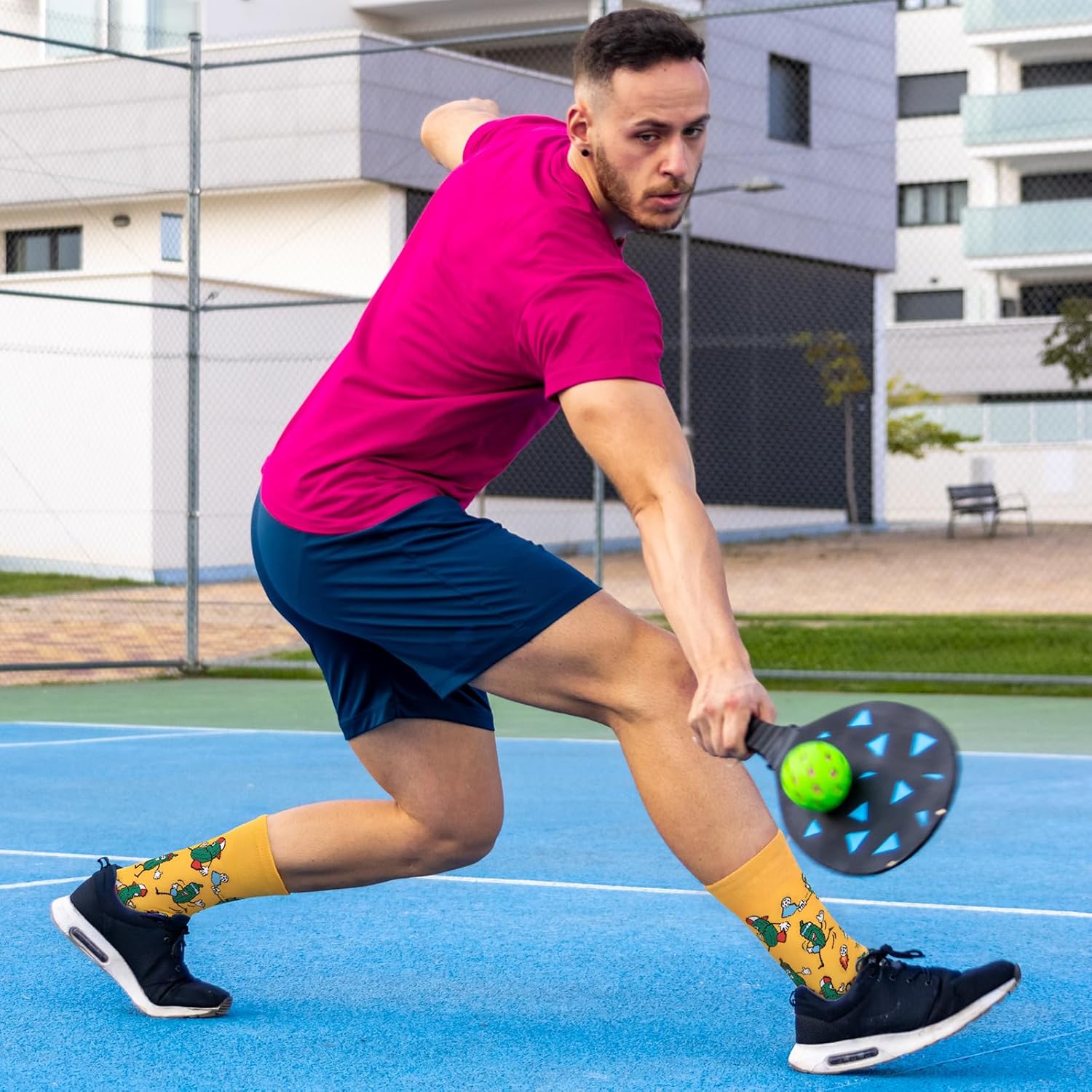 Funny Pickleball Socks for Men Women Sports Gifts for Pickleball lovers One Size Fits Most - Image 2