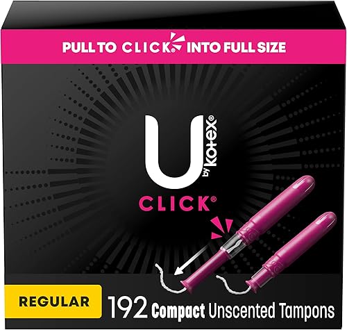 Miniatura 25 de U by Kotex Tampones, Click Compact, Super Plus Absorbency, sin perfume, 45