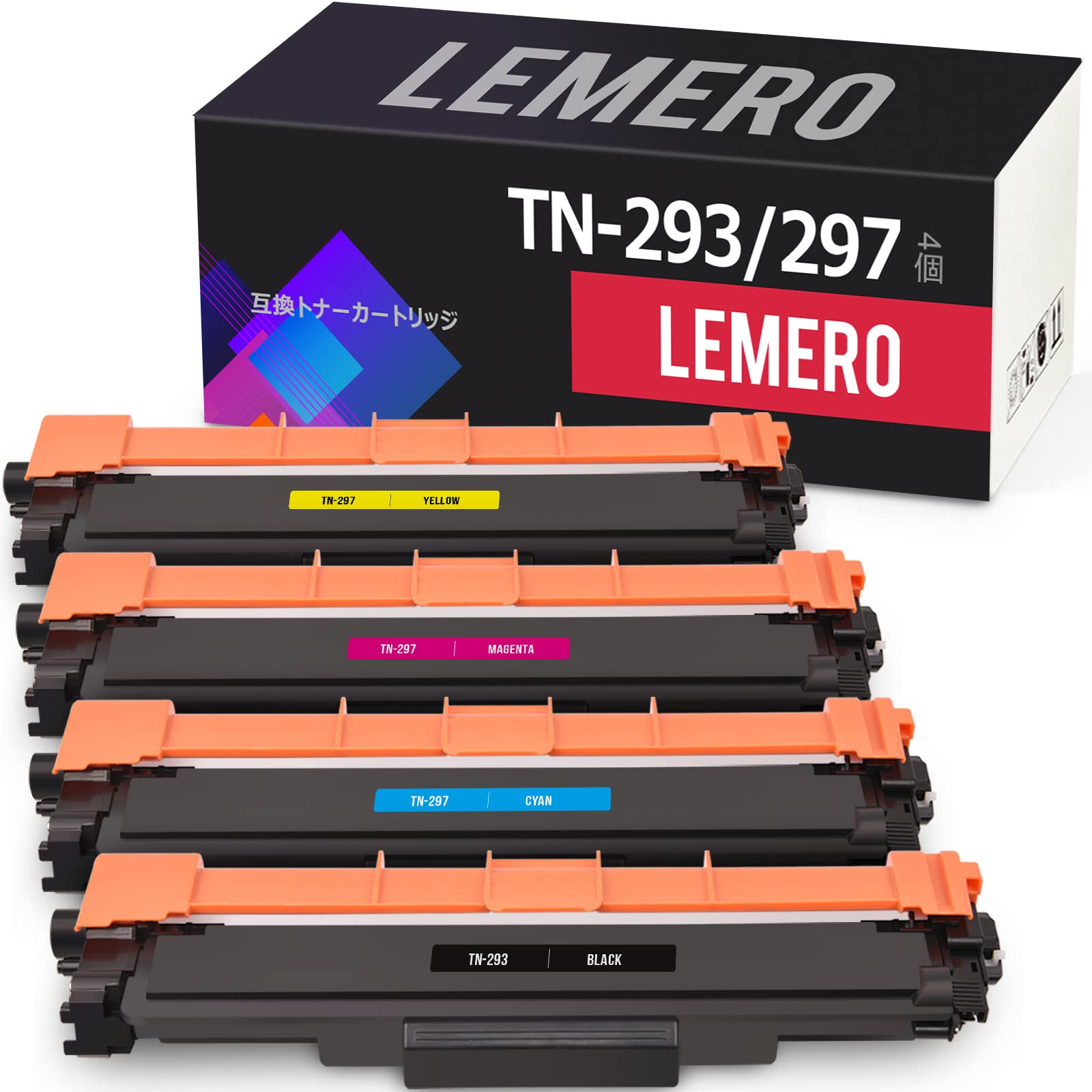 Amazon.co.jp: LEMERO Brother TN-293/297 互換トナー TN-293 TN-297 
