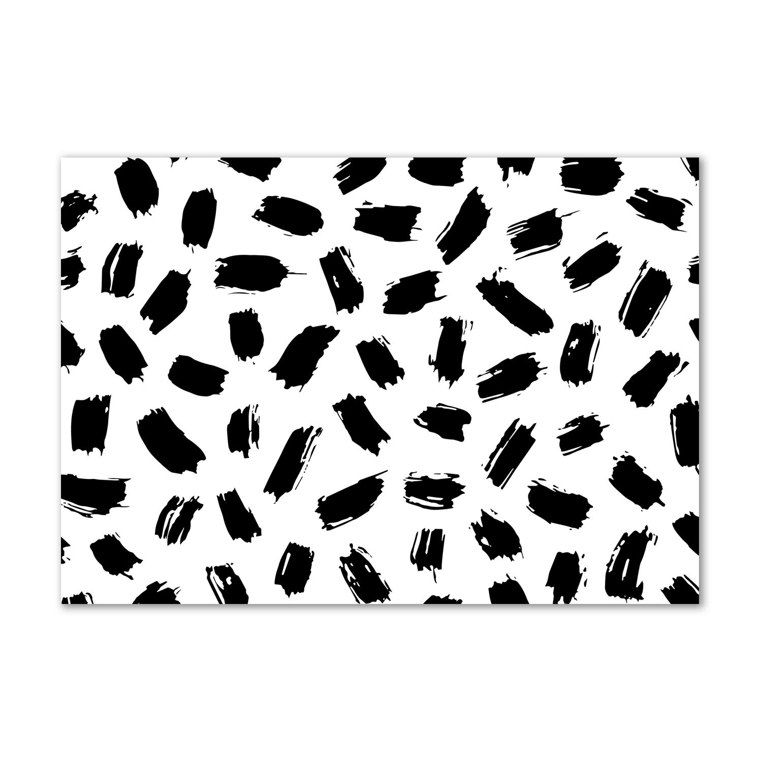Tableau en verre acrylique Buzos deco murale moderne image verre plastique noir blanc Tulup