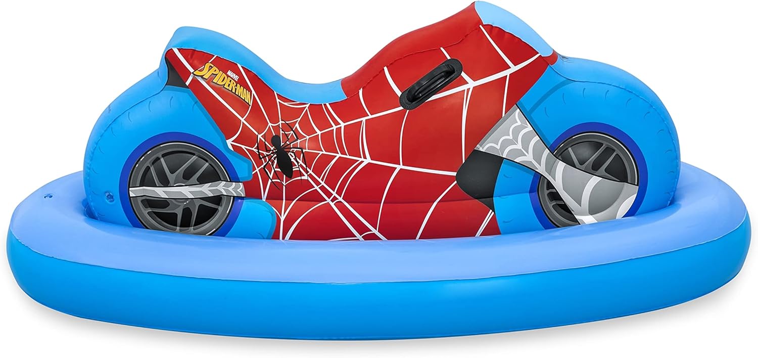 Bestway Spider-Man Motorcycle Pool Float, 170 x 84 cm