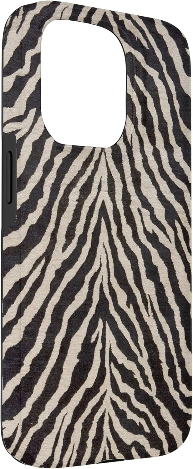 Zebra Print Case for iPhone 15 Pro