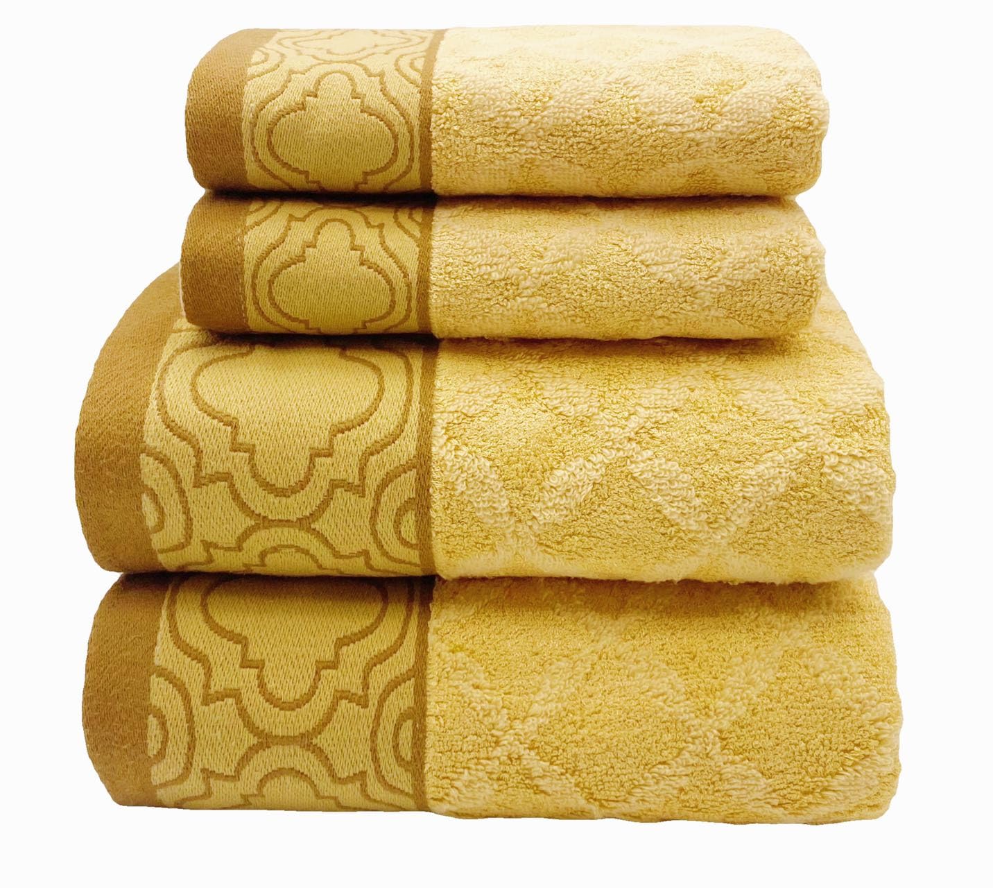 Soft and absorbent cotton thickened and quick drying luxury hotel bath towel set size 70 * 140cm environmentally friendly and durable bathroom daily home spa sports and travel (yellow)