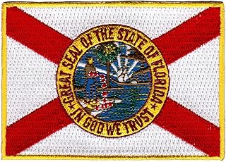 Florida State Flag Embroidered Patch Velcro®-Brand Fasteners FL Emblem