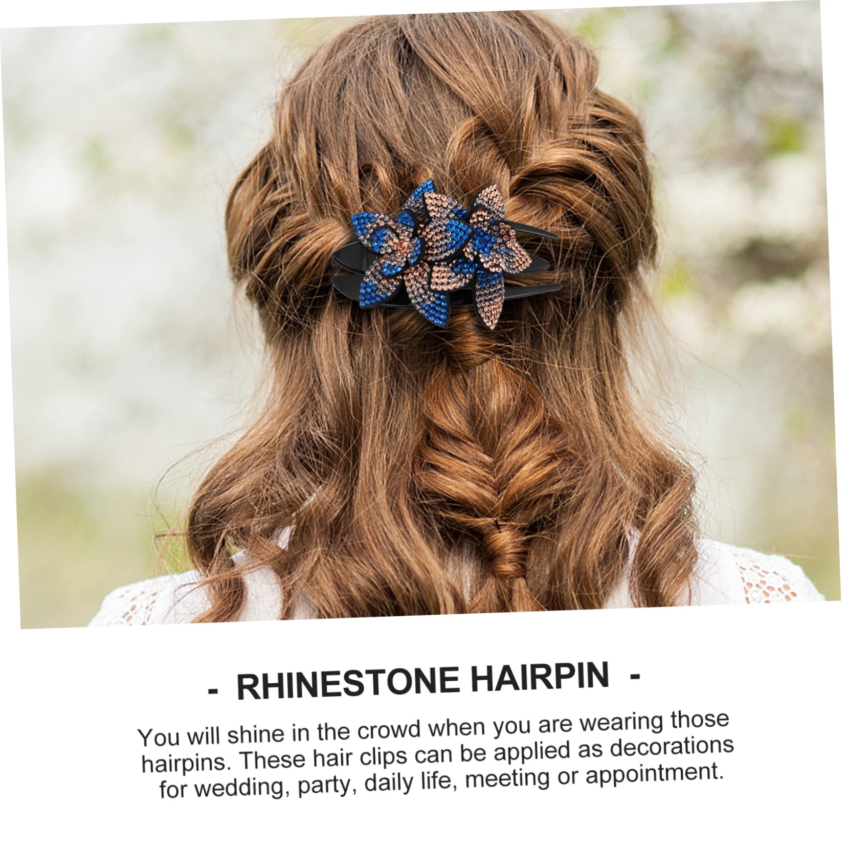Didiseaon 12pièces Pince à Cheveux à Clip à Dents Forme De Canard Accessoires De Coiffure Élégants