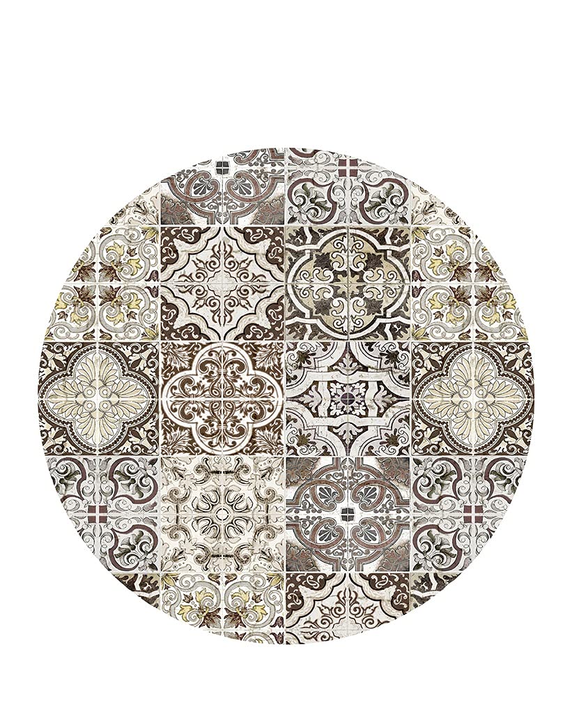 Tapis en vinyle rond Lisbonne Vilber Ø78 cm
