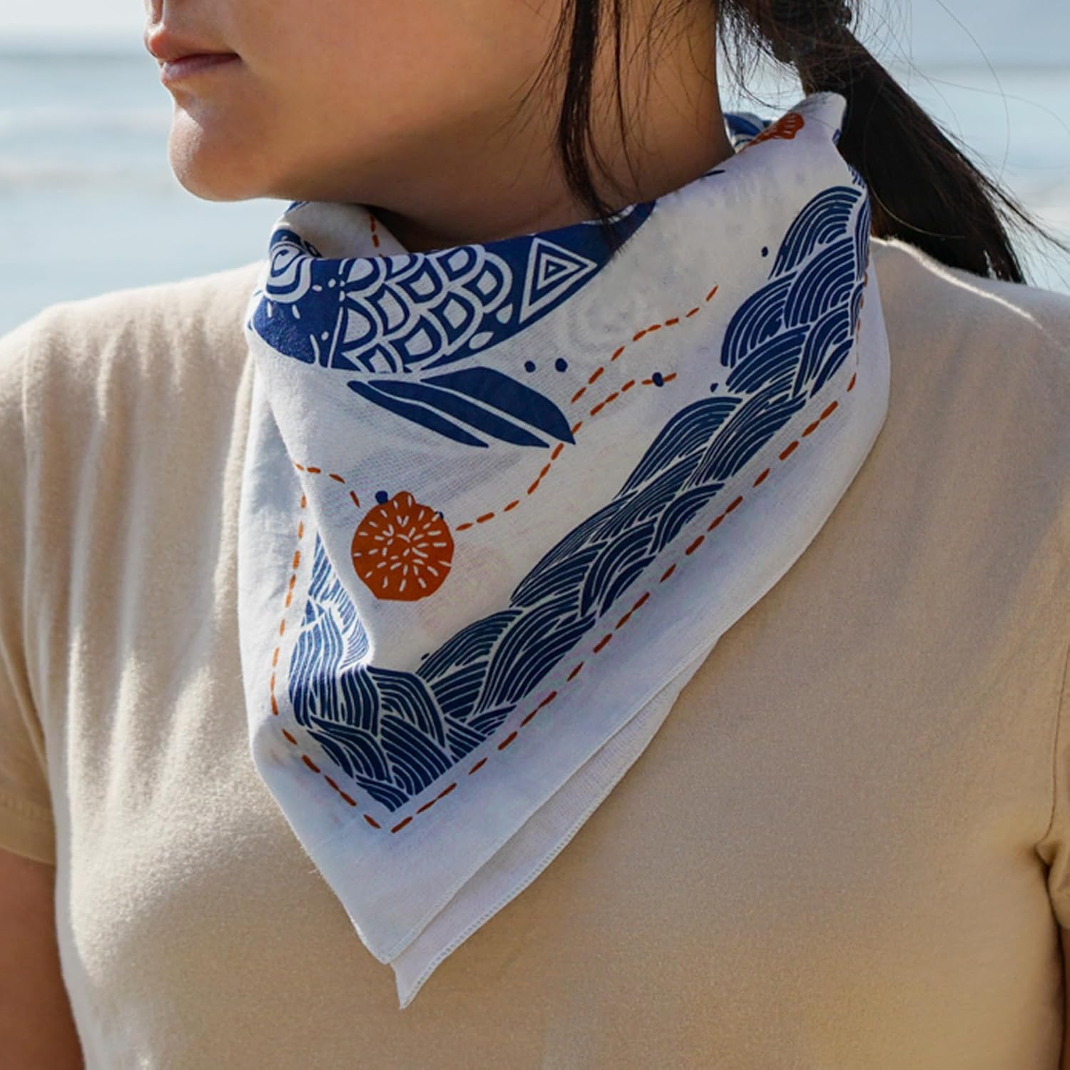 Bandana – 100% Cotton Extra Soft Scarf Handkerchief for Men & Women - Image 8