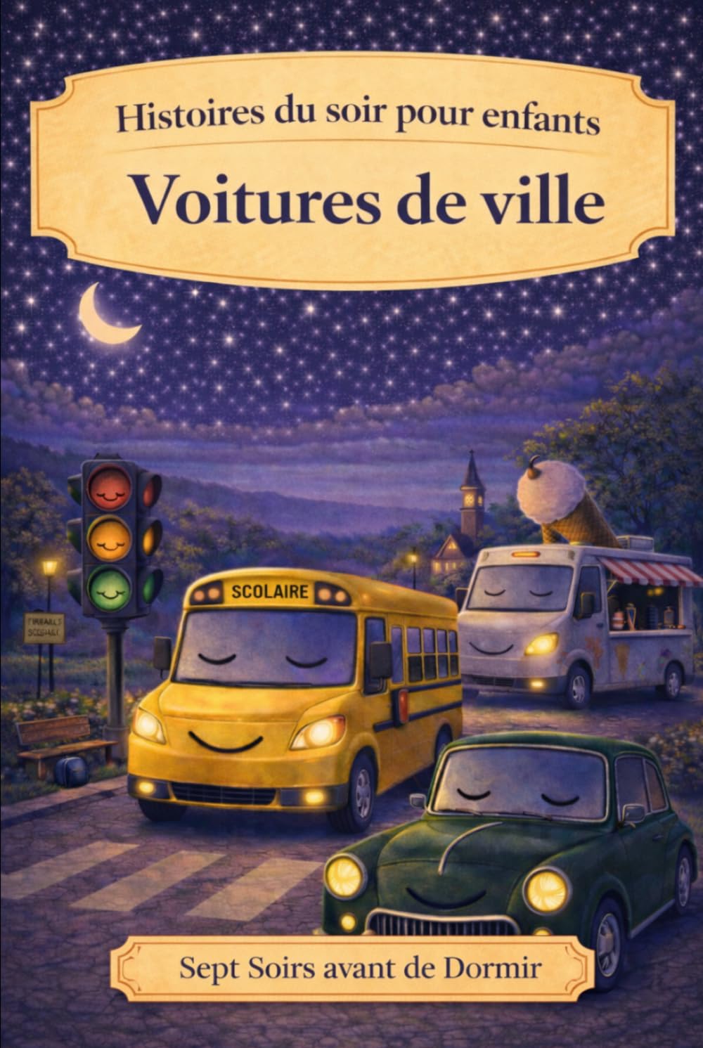 Voitures de ville: Histoires du soir pour enfants (Sept Soirs Avant de Dormir)