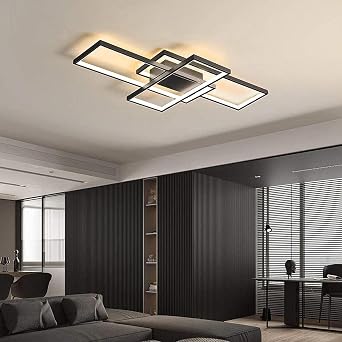 Diossad LED Dimmable Ceiling Light Modern LED Ceiling Lamp,Ceiling Lights 2700K-6500K Flush Mount Chandelier Fixture for Bedroom Living Room Kitchen Hallway Office [Energy Class B]
