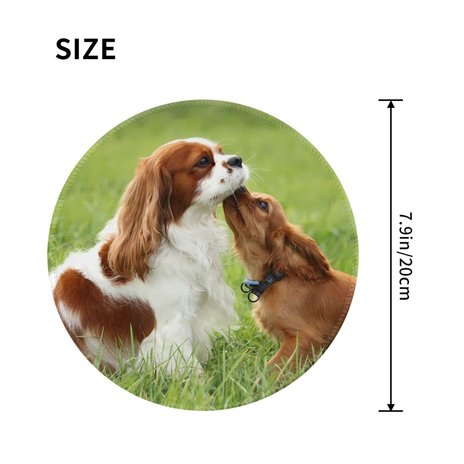 Amazon.co.jp: マウスパッド スパニエル犬 滑り止めマウスマット