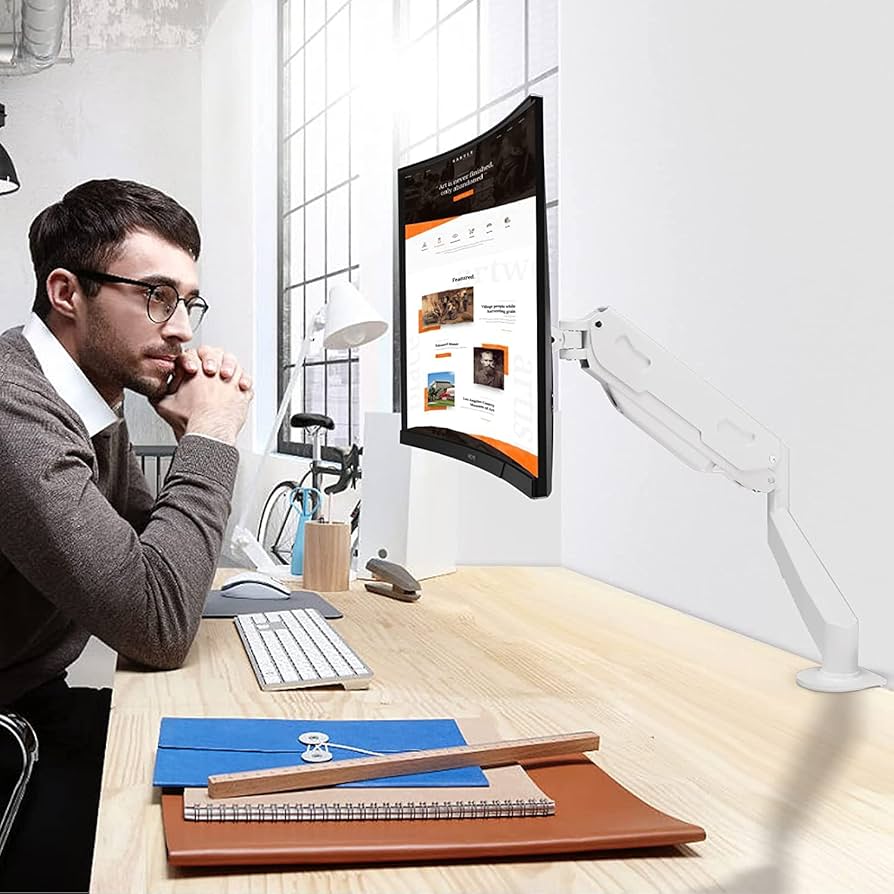 Suptek PC モニター アーム 液晶 ディスプレイ ガススプリング式 白 71voZiiJDCL._UF350,350_QL80_.jpg