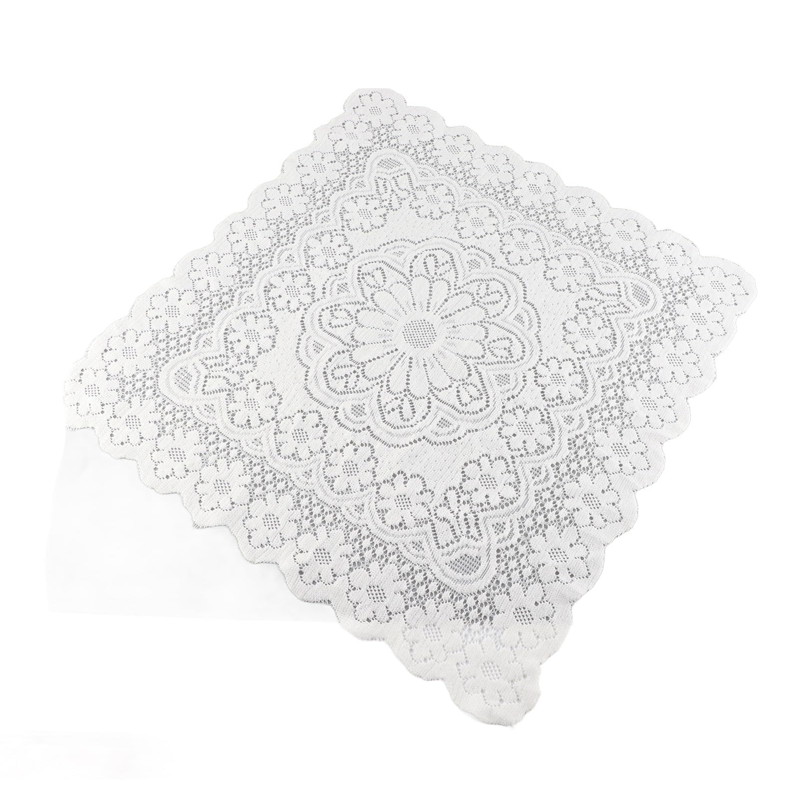 Gsycle White Lace Tablecloth