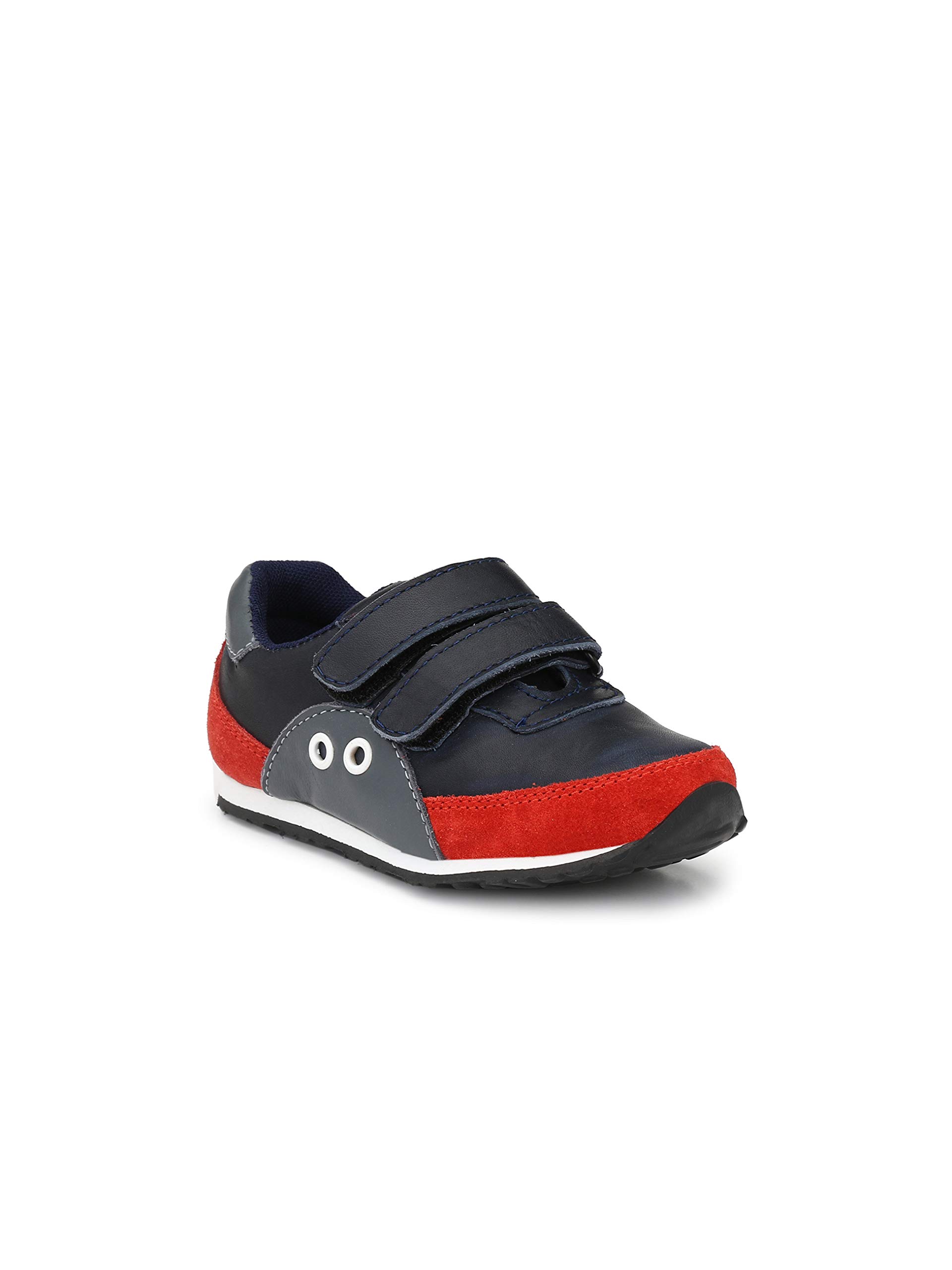 Tuskey Boys Genuine Leather Comfortable Antiskid Hook & Loop Fastener Jogging Sneaker Shoes for Kids, Blue (5002Blue6) (B07RY6WT85) Amazon Price History, Amazon Price Tracker
