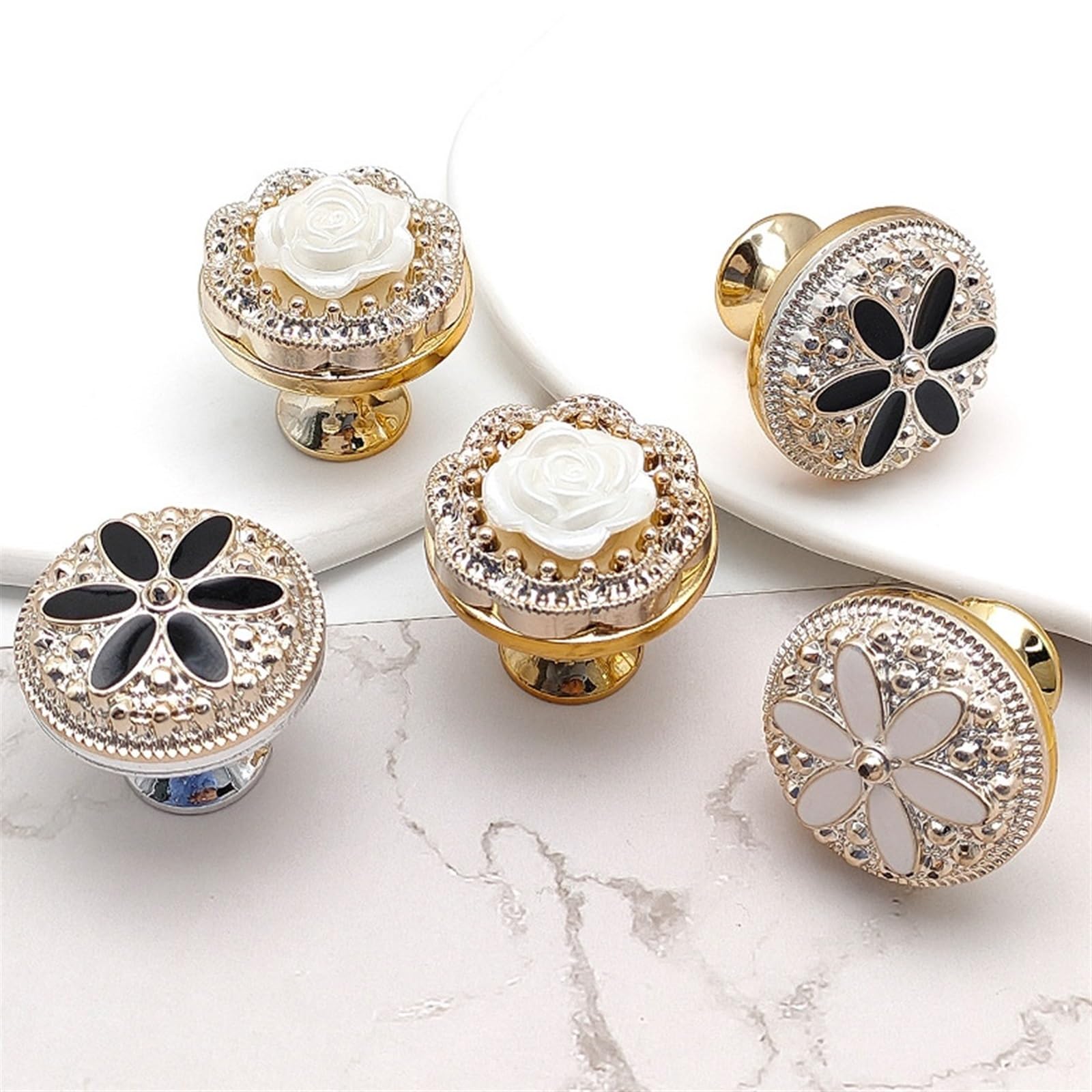 Boutons de porte de placard ergonomiques pour poignées de meubles