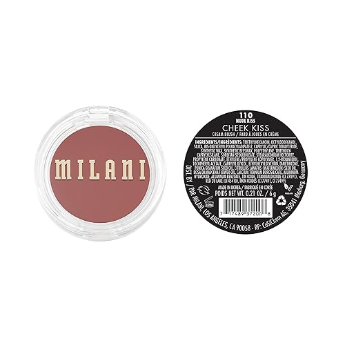 Miniatura 2 de Milani Rubor en crema Cheek Kiss - Rubor de crema a gel para tinte de mejillas y labios