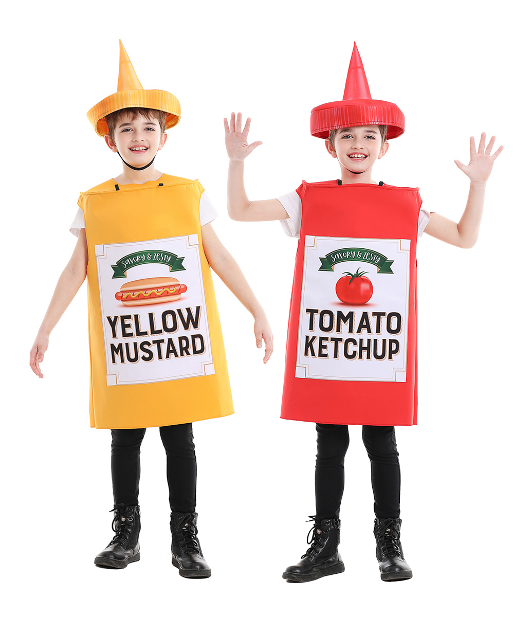 Disfraz Seasons Mustard Ketchup para niño 4-9 años miniatura 7