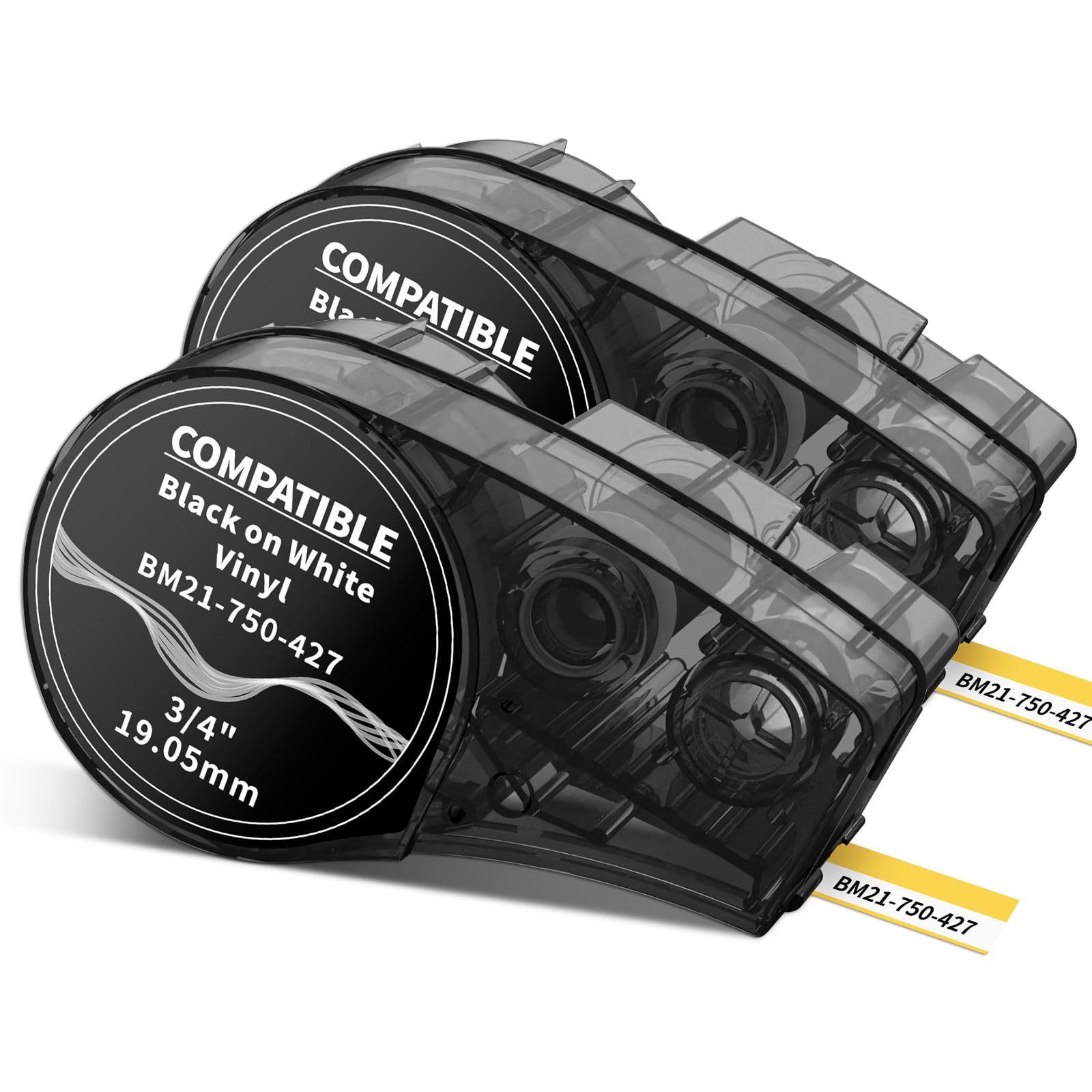 Amazon.com: Compatible M21-750-427 Self-Laminating Wire Wrap Brady 