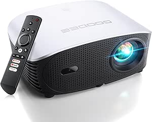 GooDee 4K Smart WiFi Bluetooth Dolby Audio 400 inch Projector