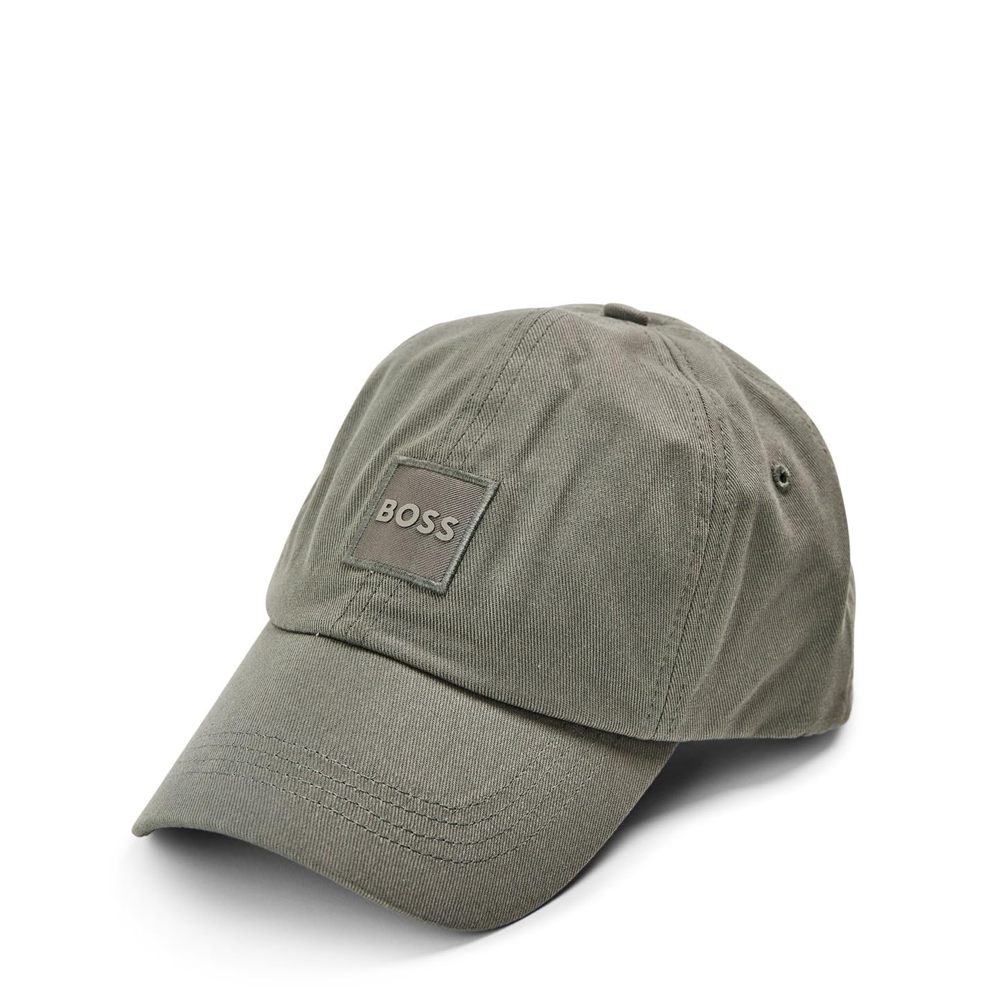 BOSS Mens Orange Derrel Baseball Cap with Logo Detail Grey Mens