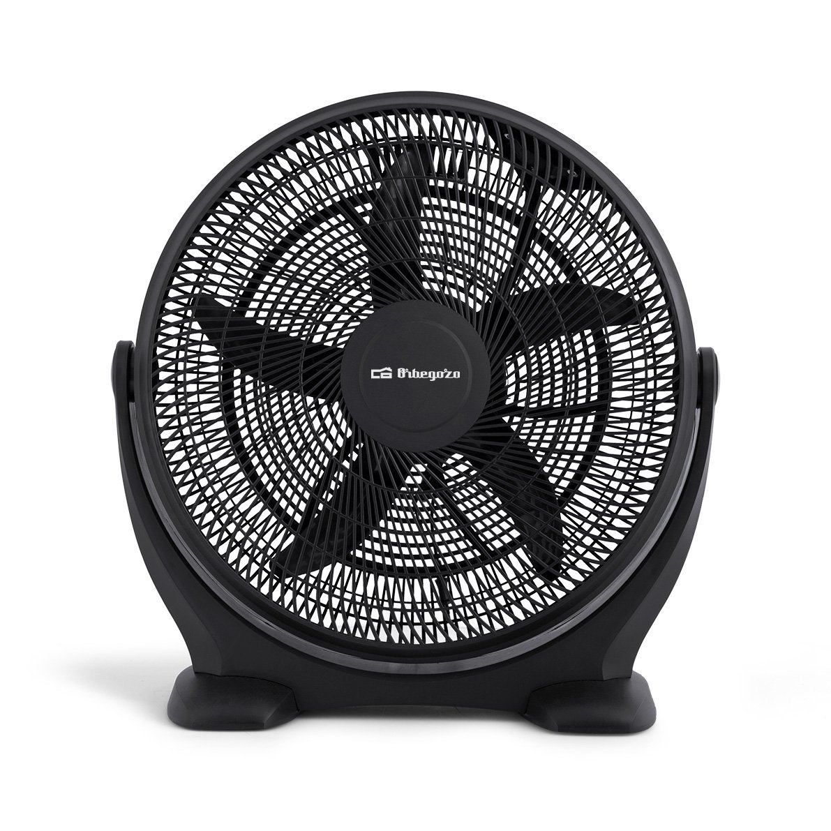 Orbegozo BF 0150 - Ventilateur de sol de style industriel, 3 vitesses de ventilation, inclinaison réglable, diamètre de 50 cm et puissance de 80 W