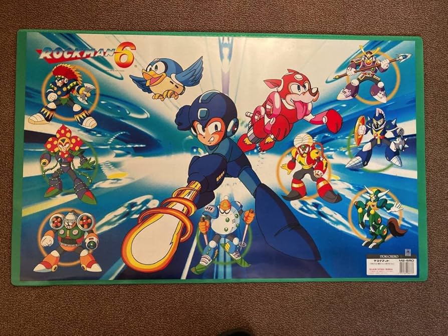 Amazon.co.jp: 入手困難 ROCKMAN 6 ロックマン 6 デスクマット ITOKI