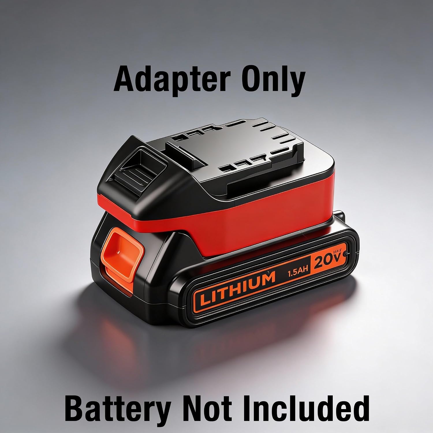 Adapter Only for Hercules 20v Tools – Compatible with Black and Decker/Porter Cable 20V MAX (not 18v) Battery Power Supply (No Charging) – Not for Hercules Heat Gun, Vacuum Pump or 12V Tools
