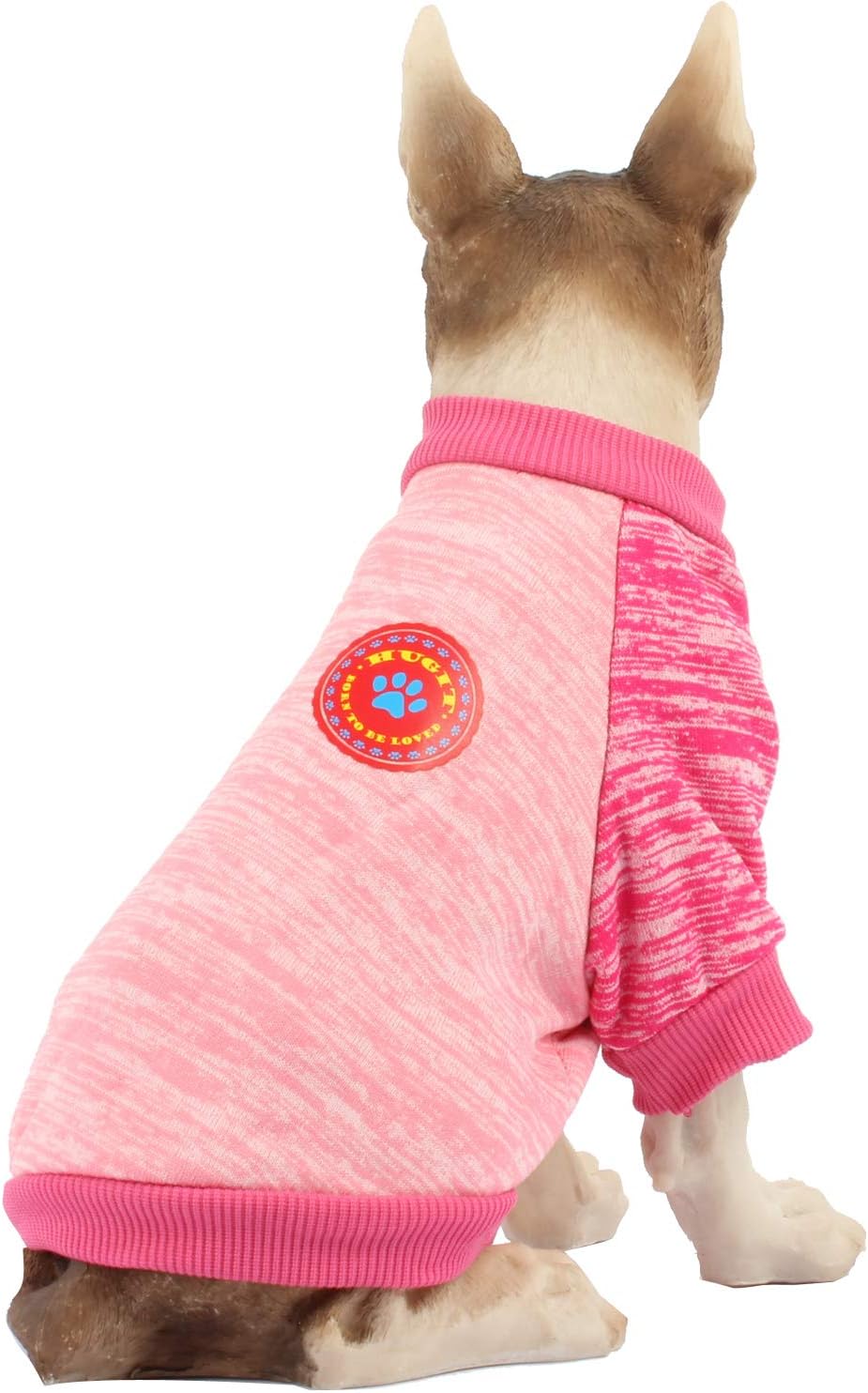 HAPEE Dog Sweater for Small and Middle with Emblem,Pet Warm Clothes,Puppy Cat Dog Shirt in Winter